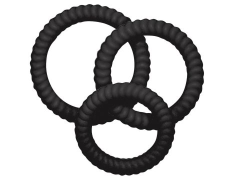 Lust 3 Cock Rings black - 2