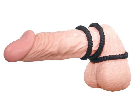 Lust 3 Cock Rings black - 4