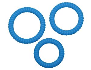 Lust 3 Cock Rings blue - image 2