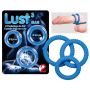 Lust 3 Cock Rings blue - 7