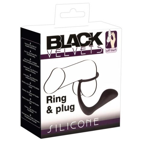 Black Velvets Ring & Plug