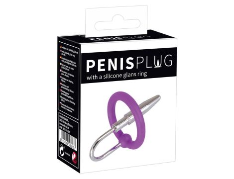 Penis Plug+Silicone Glans Ring