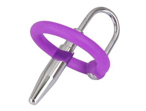 Penis Plug+Silicone Glans Ring - 2