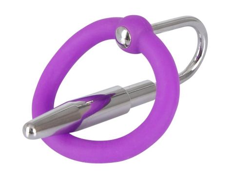 Penis Plug+Silicone Glans Ring - 6