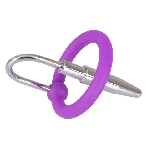 Penis Plug+Silicone Glans Ring - 3