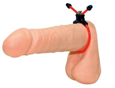 "Red Sling" Cock RIng - 3