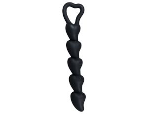 Black Velvet Anal Beads - image 2