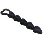 Black Velvet Anal Beads - 4