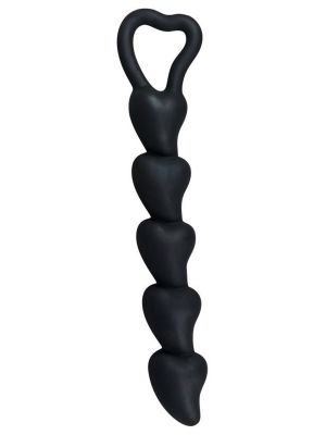 Black Velvet Anal Beads - image 2