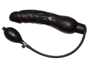 Inflatable latex dildo - image 2