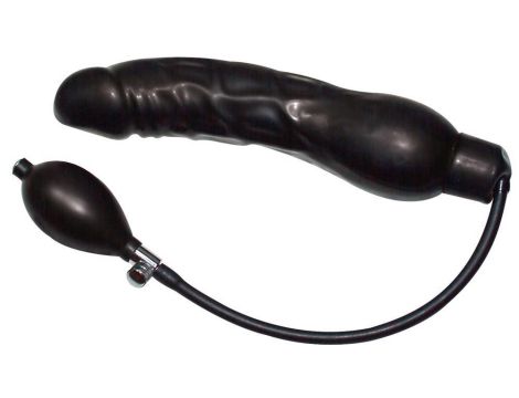 Inflatable latex dildo - 2