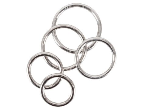 Bad Kitty Set of 5 Metal Rings - 3