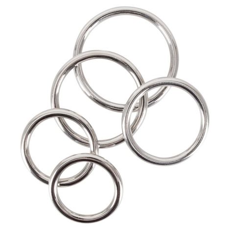 Bad Kitty Set of 5 Metal Rings - 3