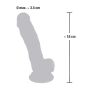 Medical Silicone Dildo 18 cm - 9