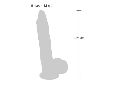 Medical Silicone Dildo 21 cm - 8