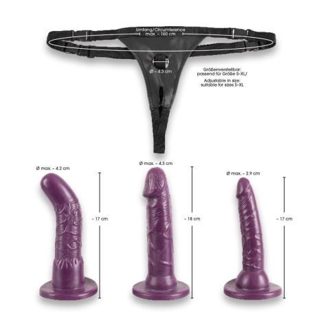 Bad Kitty Strap-on purple - 7