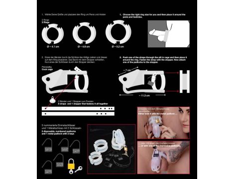 Cock Cage Set 15 pcs. - 9