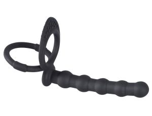 Black Velvets Cock & ball ring - image 2