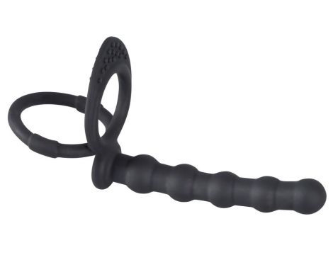 Black Velvets Cock & ball ring - 2