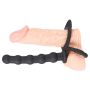 Black Velvets Cock & ball ring - 8