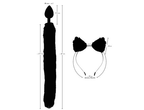 Bad Kitty Pet Play Plug & Ears - 9