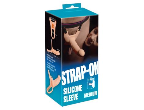 Silicone Strap-on +5cm medium