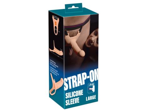 Silicone Strap-on +6cm large