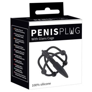 Penis Plug with Glans Cage