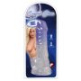 Crystal Clear Dildo with balls - 2