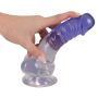 Crystal Clear Dildo with balls - 7