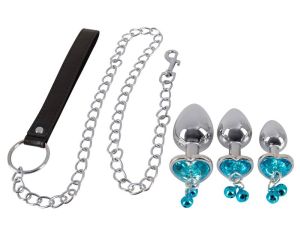 Butt Plug Set with a Leash - image 2