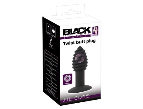 Black Velvets Twist butt plug