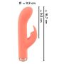 Peachy Mini Rabbit Vibrator - 10