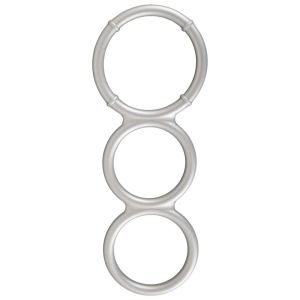 Metallic Silicone Triple Ring - image 2