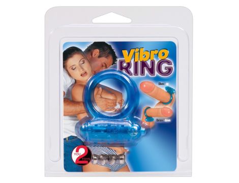 Vibrating cockring blue