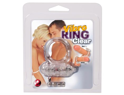 Vibro ring Clear Silicone