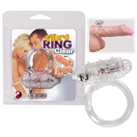 Vibro ring Clear Silicone - 6