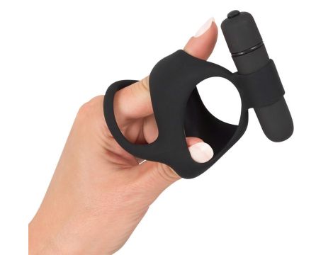 Black Velvets Cock & Ball Ring - 6