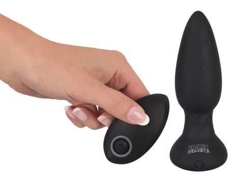 Black Velvets RC Vibrating Plu - 4