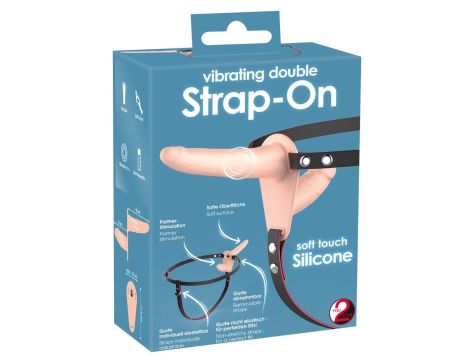 Vibrating Double Strap-On