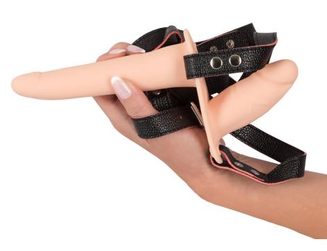 Vibrating Double Strap-On - 4