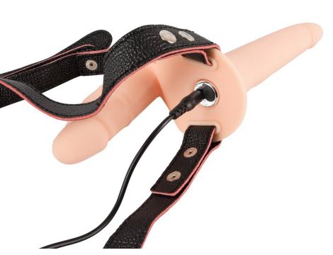 Vibrating Double Strap-On - 8