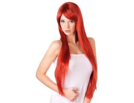 Long Straight Red Wig - 4