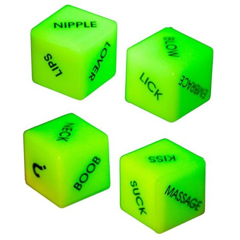 Dice "Glow-in-the-dark" Engl. - 2