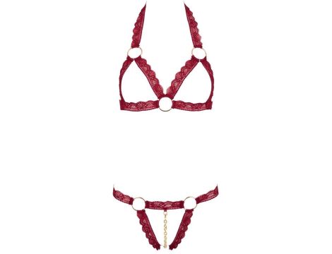 Bra Set open red M/L - 9