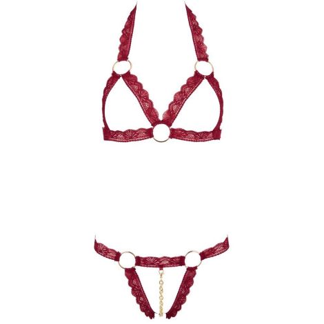 Bra Set open red M/L - 9