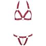 Bra Set open red M/L - 10