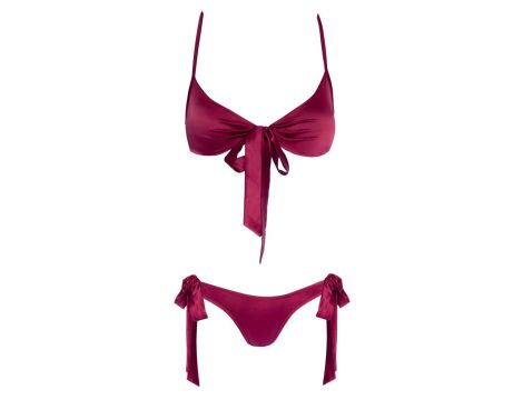 Bra and Briefs red S/M - 4