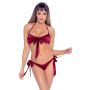 Bra and Briefs red S/M - 4