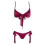 Bra and Briefs red S/M - 5